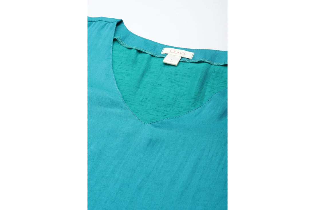 Noritake silk v-neck top