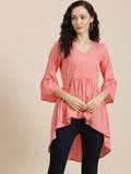 Pink Gathered Top