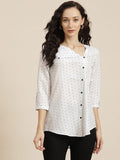 Small Polka Flap Shirt