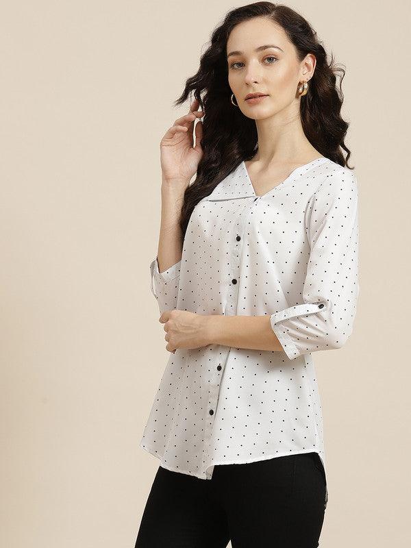 Small Polka Flap Shirt