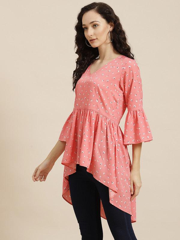 Pink Gathered Top